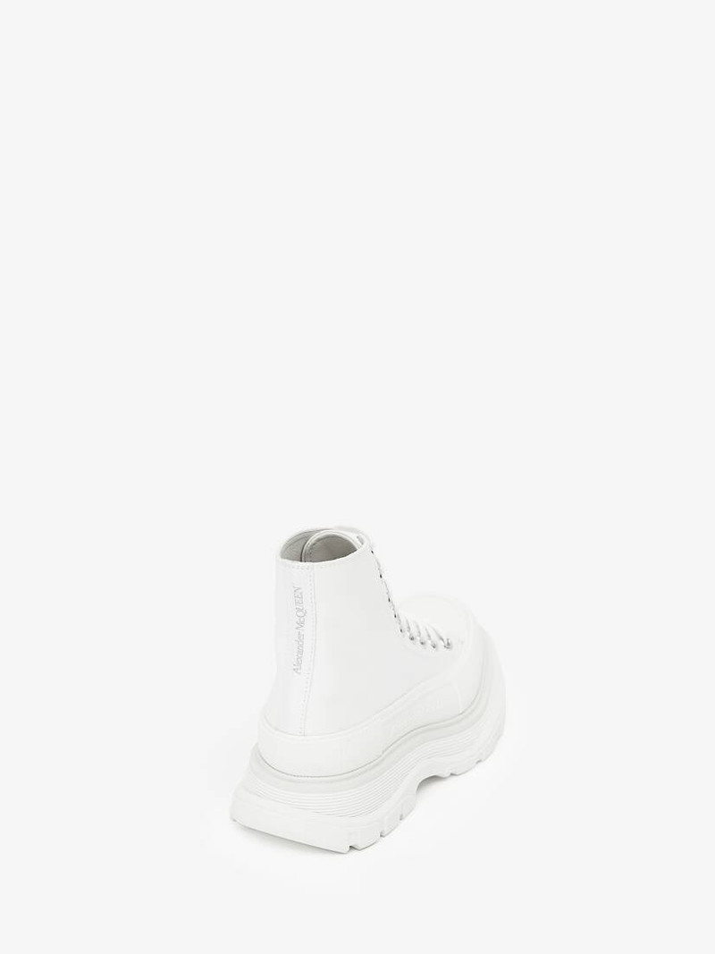 Alexander McQueen Women's Tread Slick Boot in White outlook