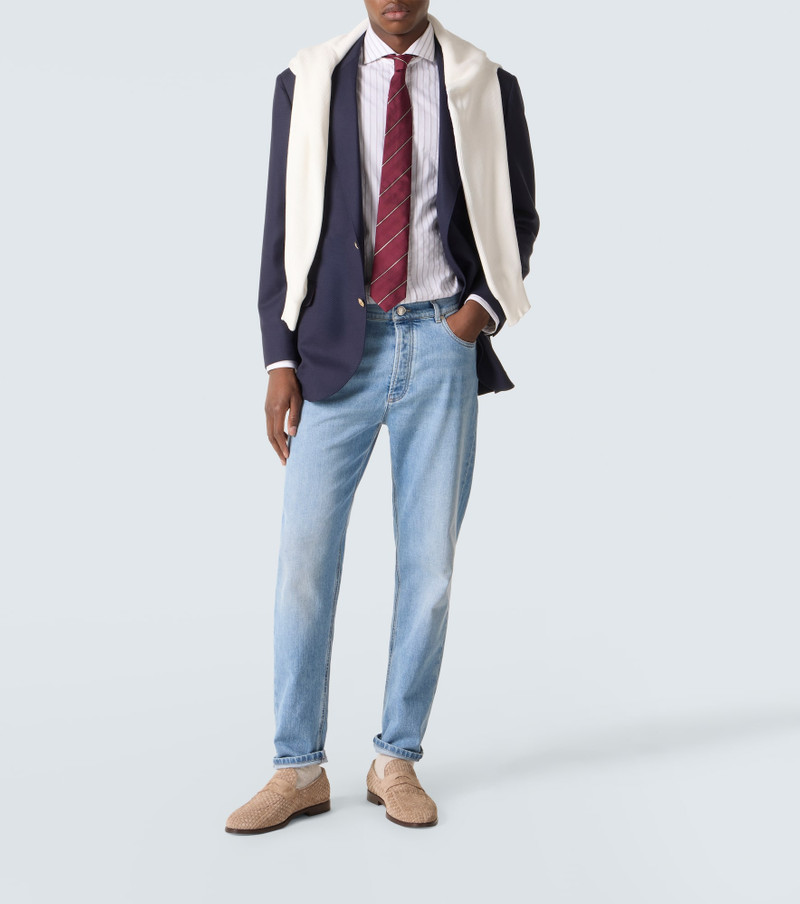 Brunello Cucinelli Mid-rise straight jeans outlook