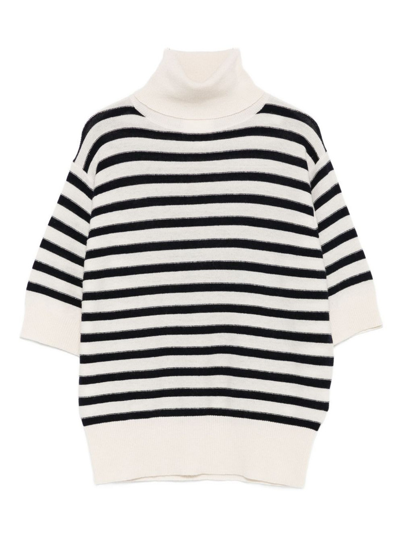 stripe turtleneck sweater 1