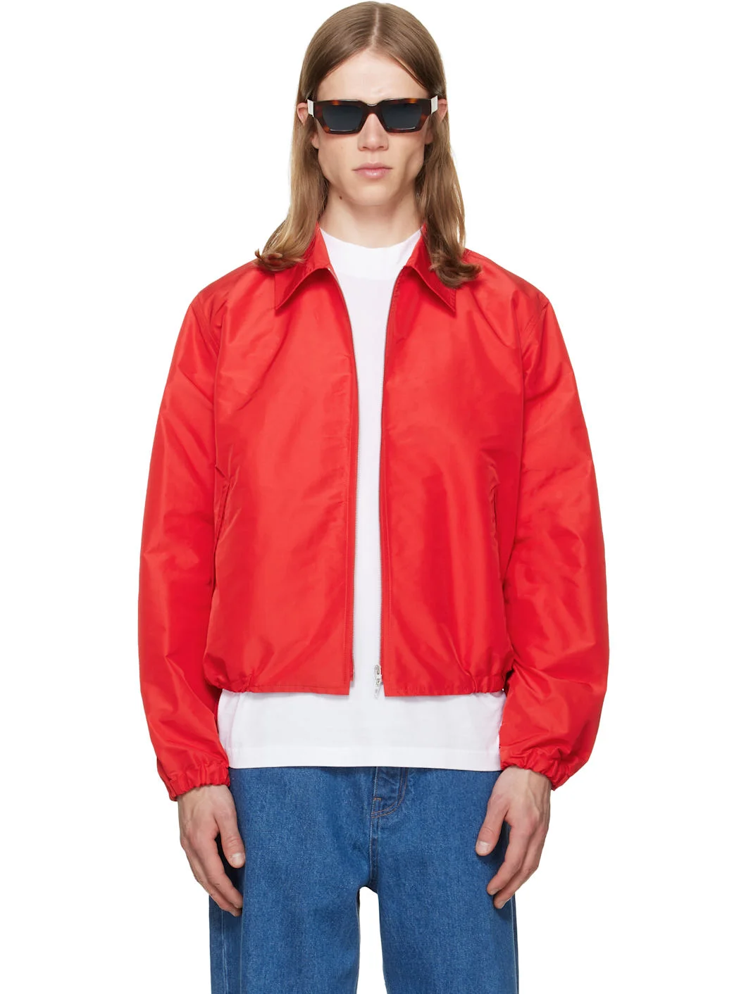 Red Taffeta Jacket - 1