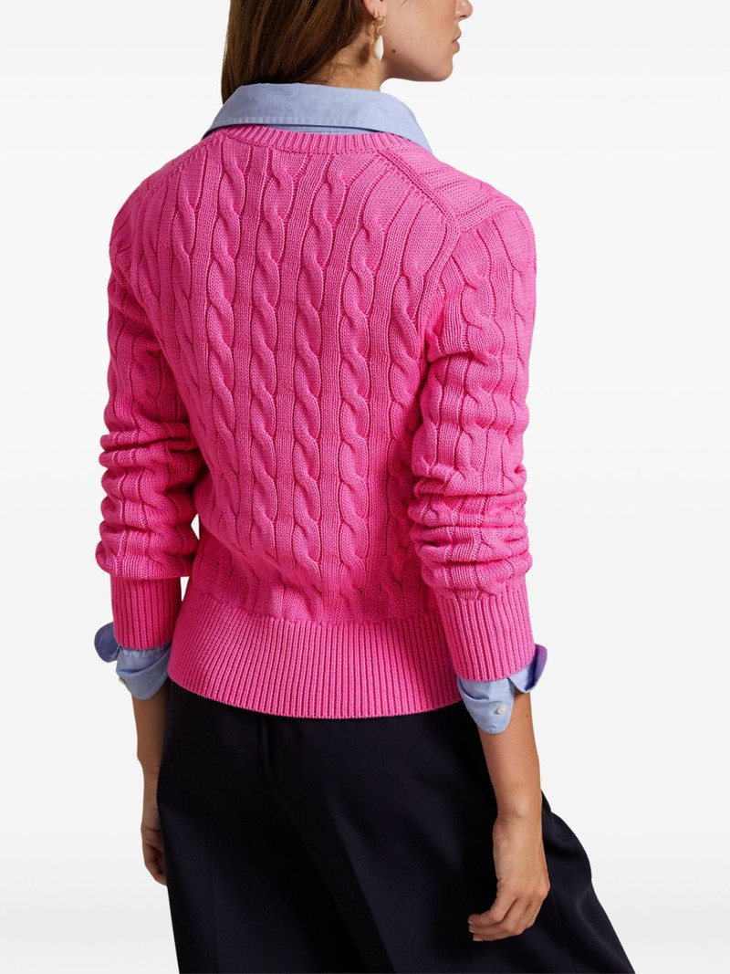 cable-knit cotton cardigan 4