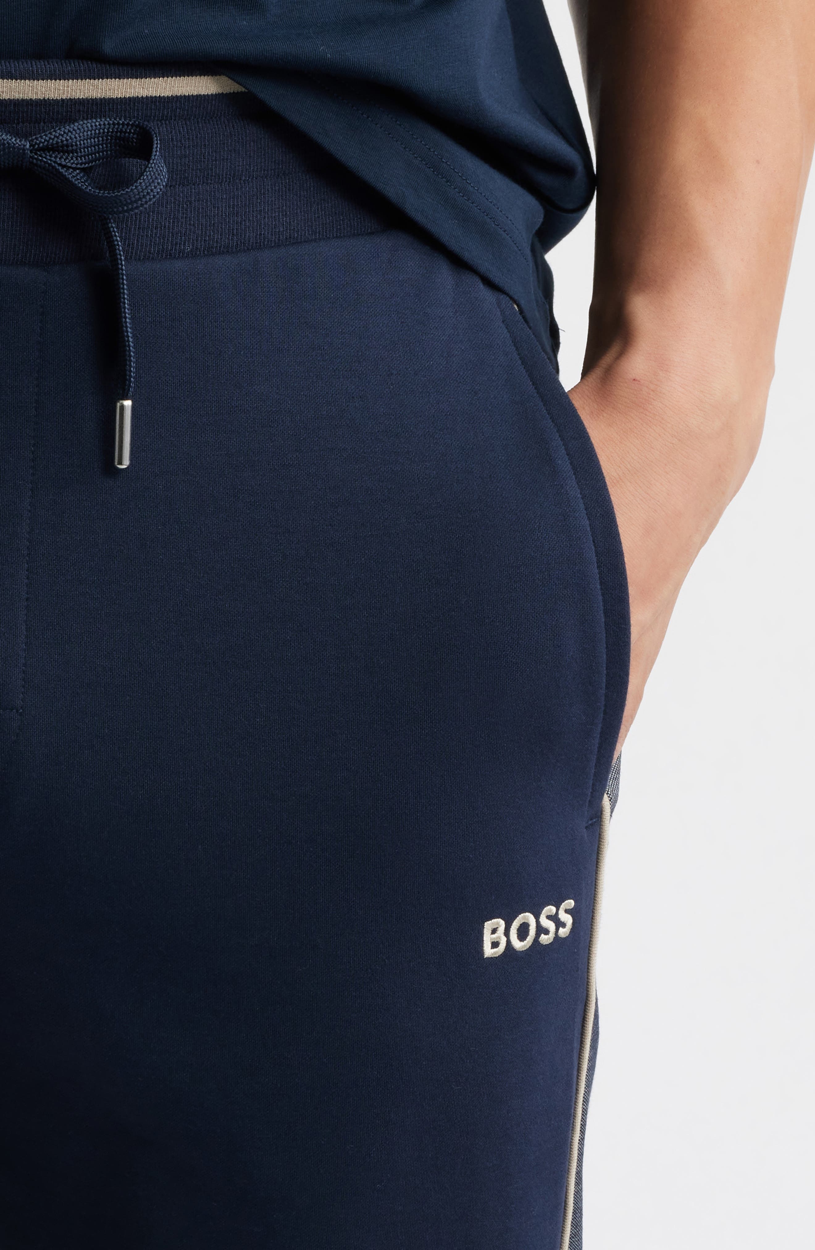 BOSS Tracksuit Lounge Joggers in Dark Blue at Nordstrom - 4