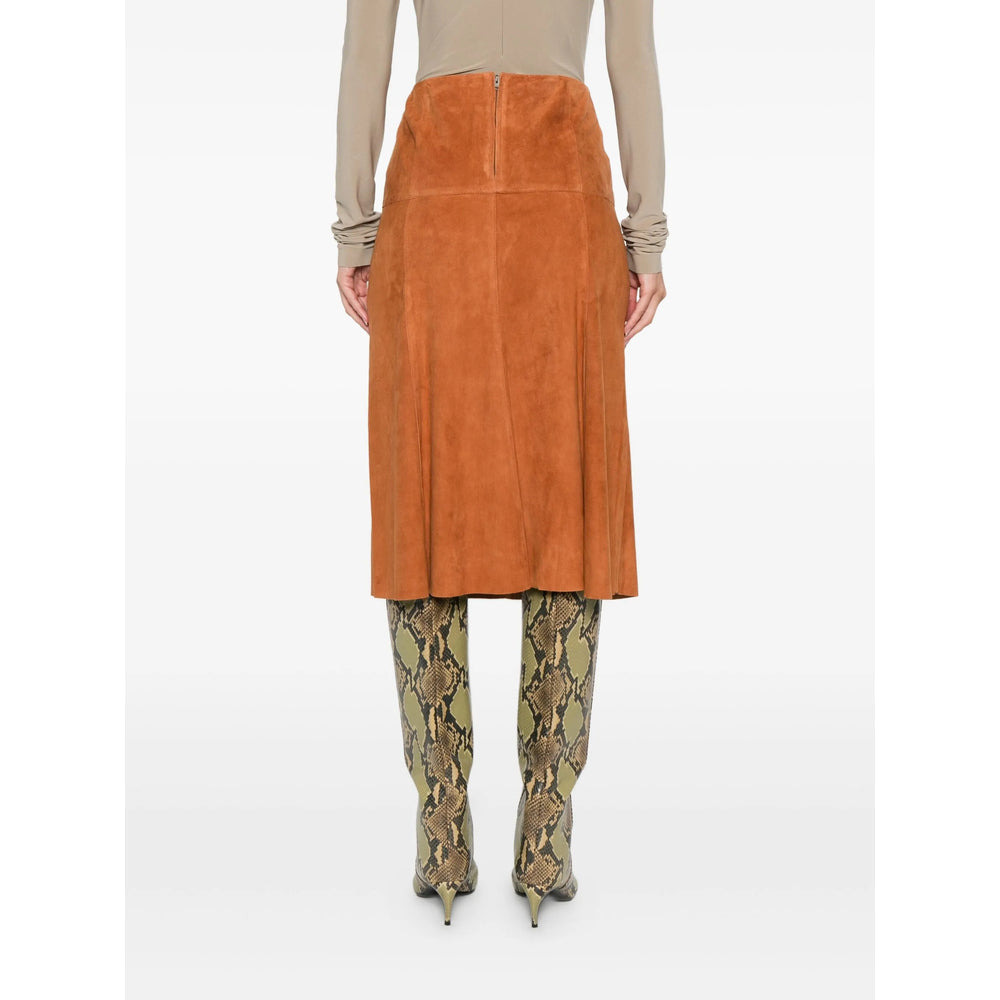 Isabel Marant Brown Skirts - A-Line Skirts Women - 4