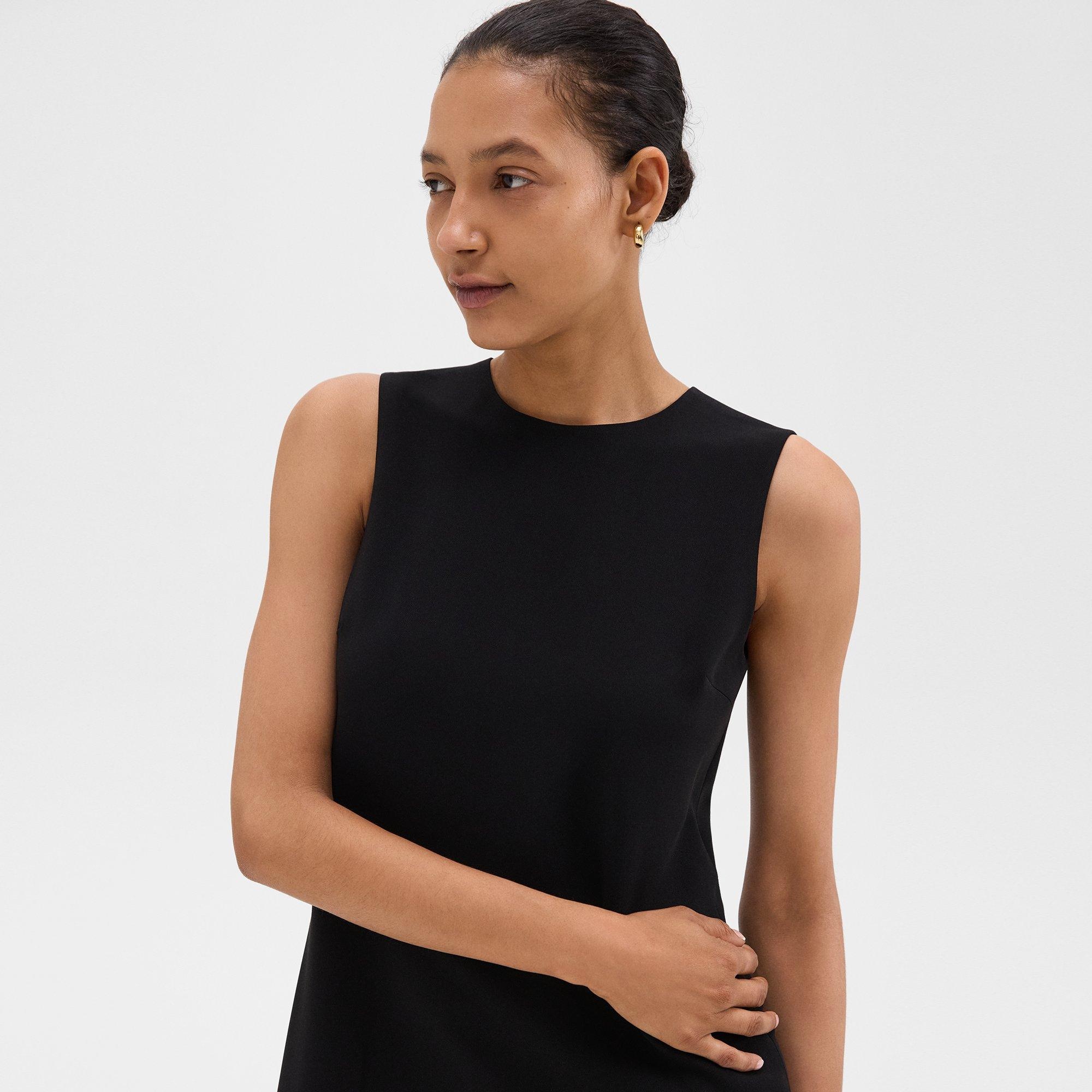 Shift Dress in Admiral Crepe - 5