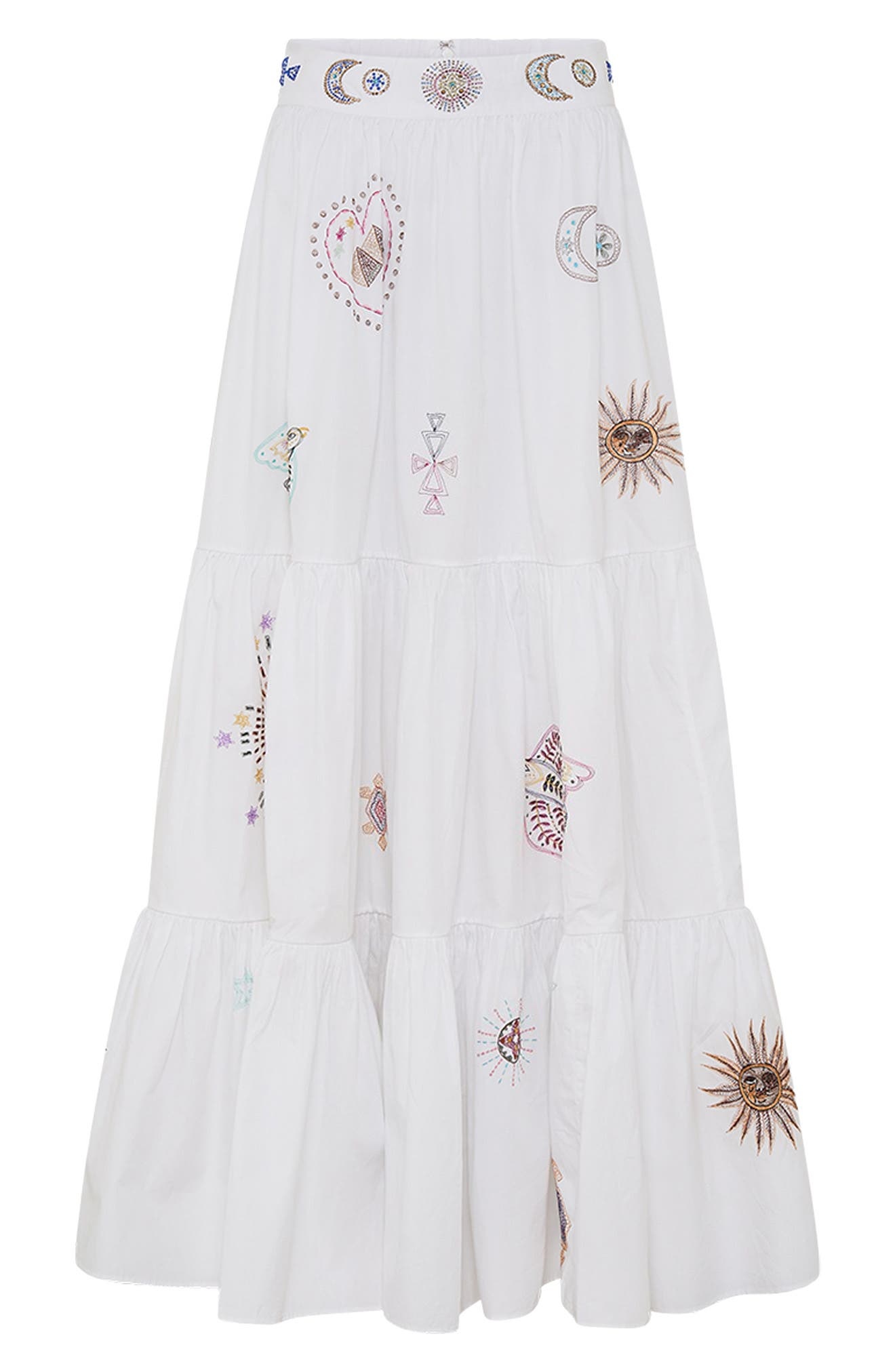 Camilla Living In Colour High Waist Tiered Skirt at Nordstrom - 2