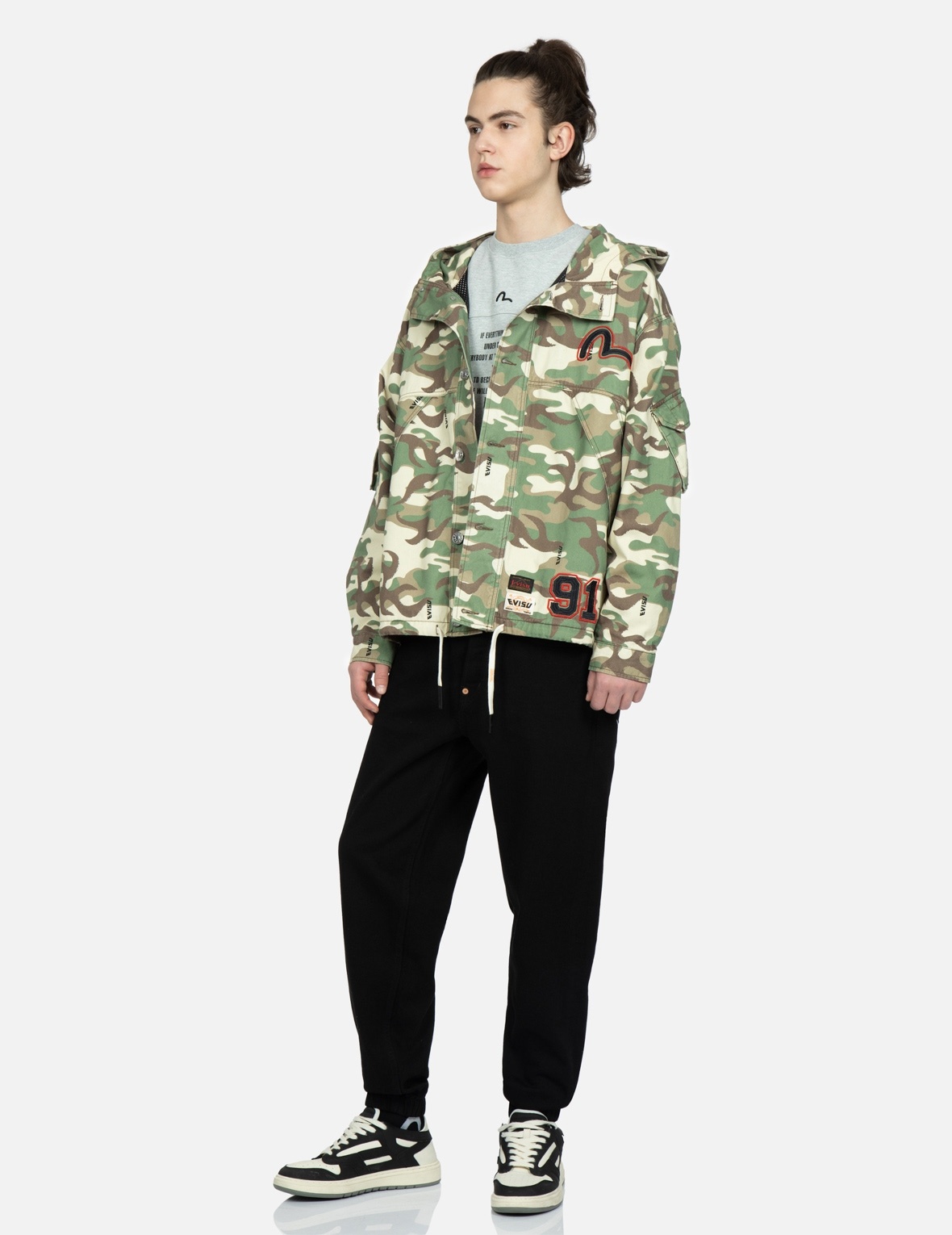ALLOVER CAMOUFLAGE-PATTERN HOODED JACKET - 4