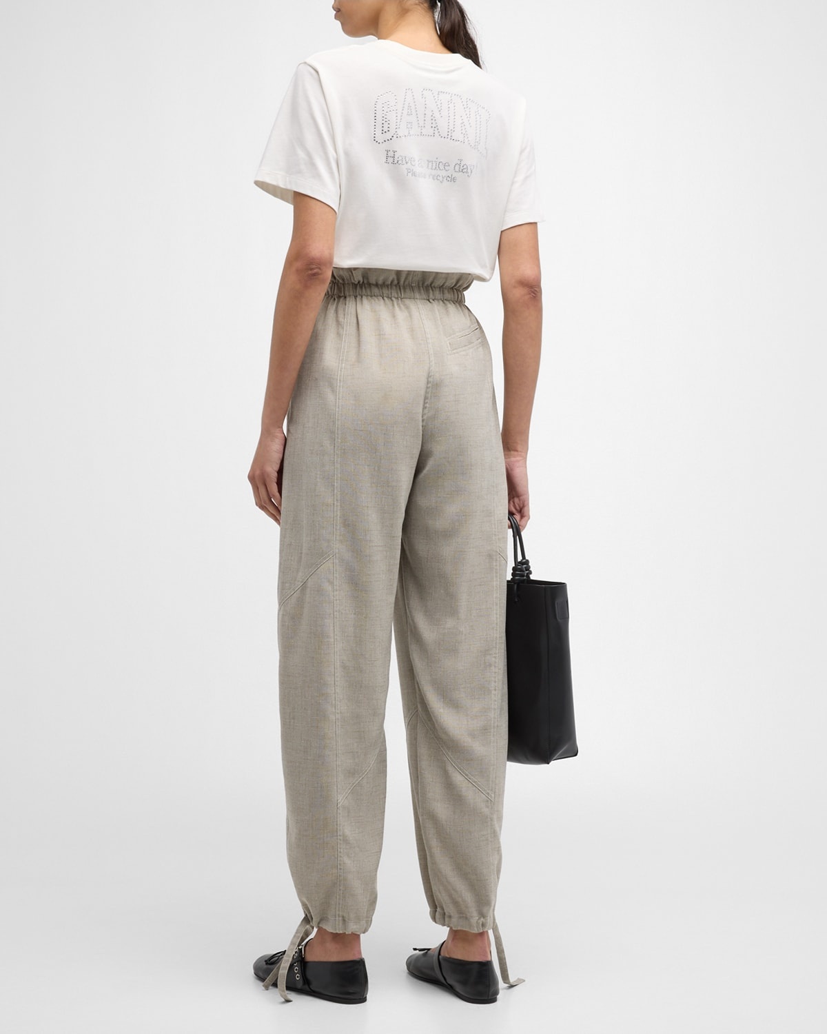 Rhinestone Relaxed T-Shirt - 4