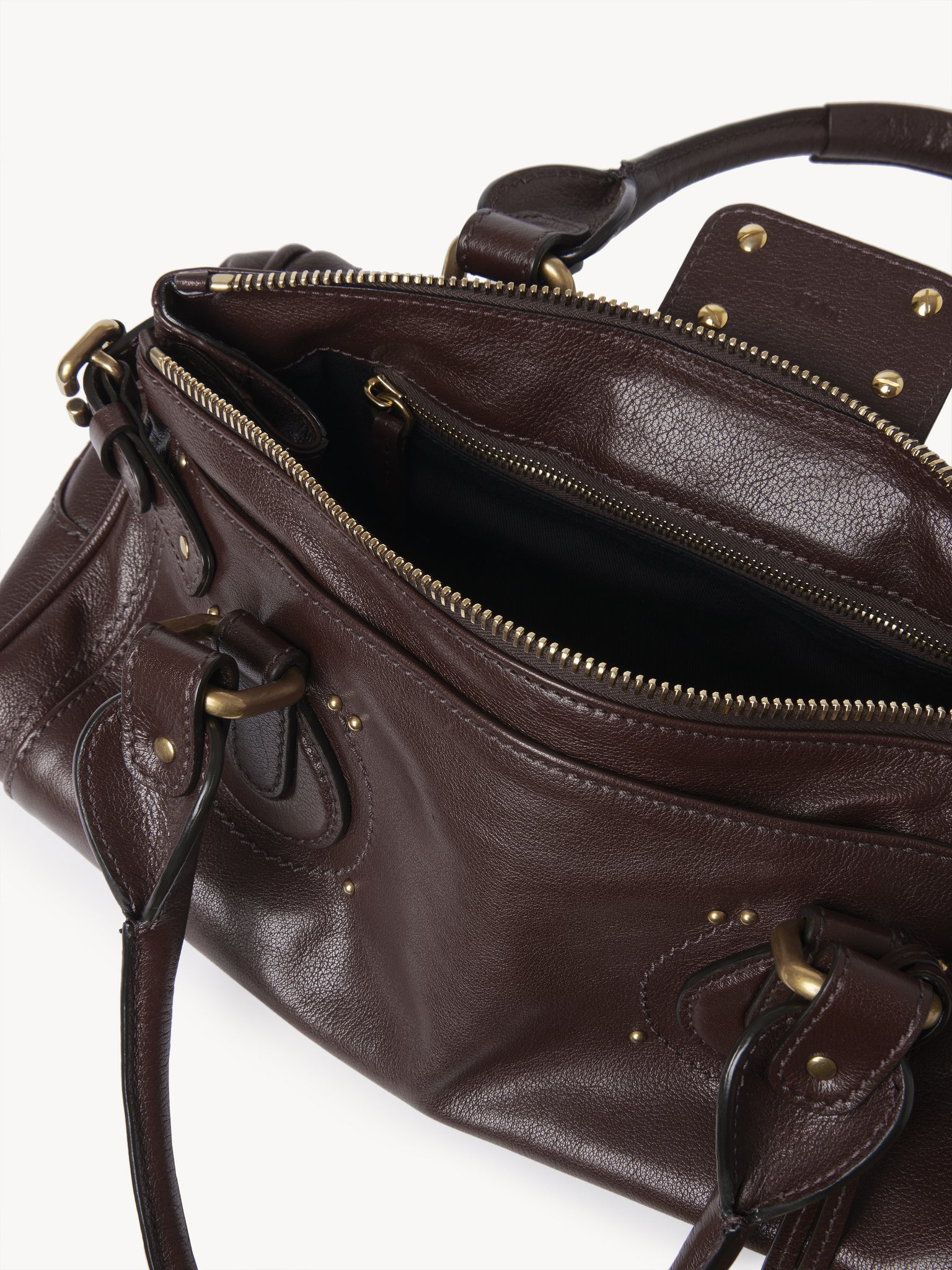 PADDINGTON BAG IN GRAINED LEATHER - 5