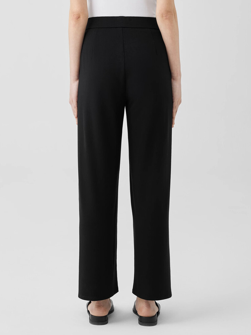 Stretch Jersey Knit Straight Pant 4