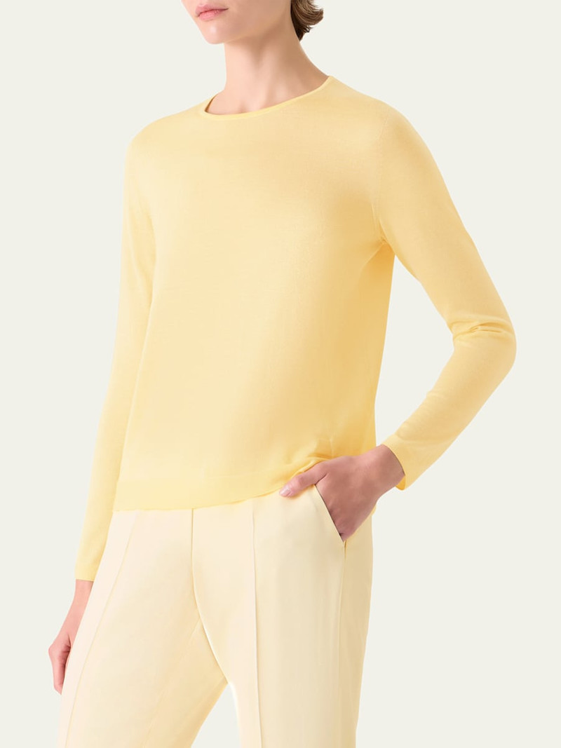 Wool-Blend Crewneck Sweater 4