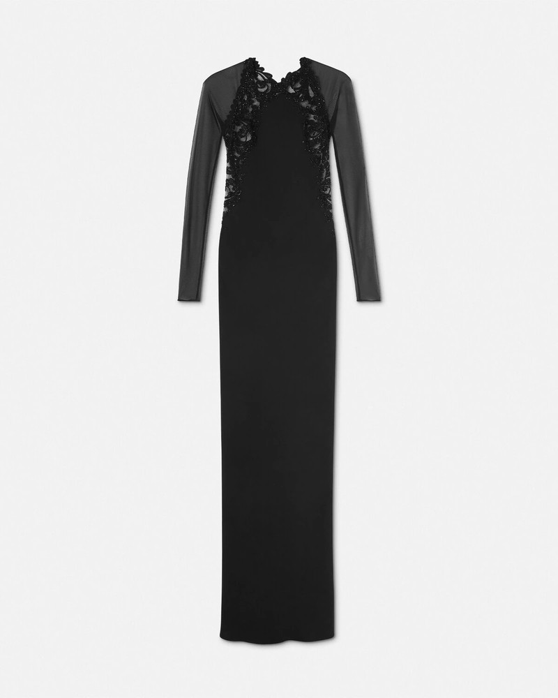 Embellished Barocco Lace Gown 1