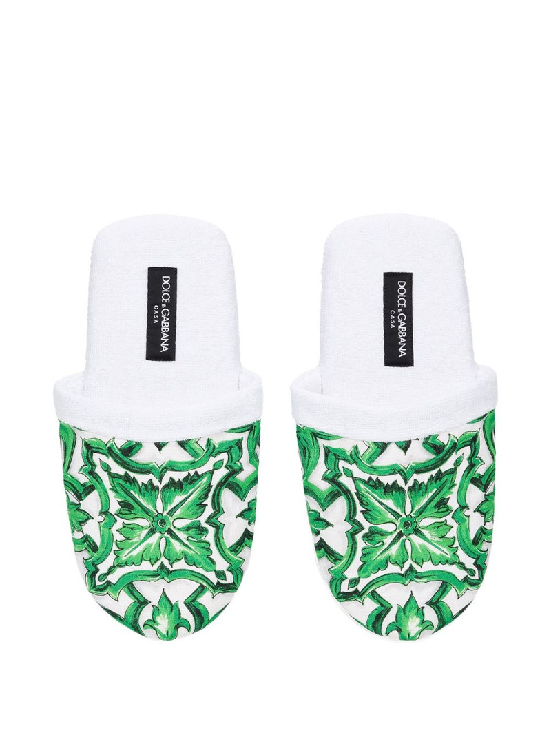 Mediterraneo-print slippers 3