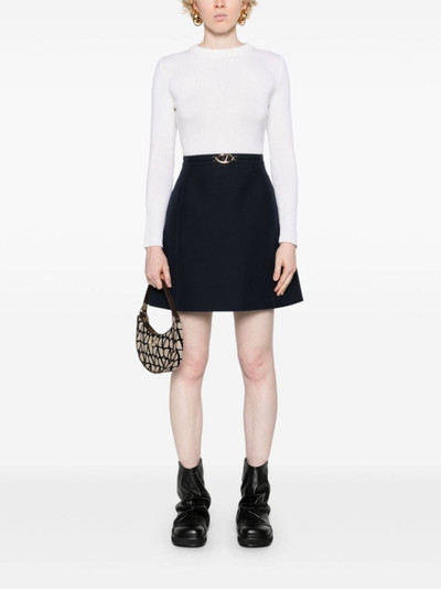 Valentino VLogo A-line miniskirt outlook