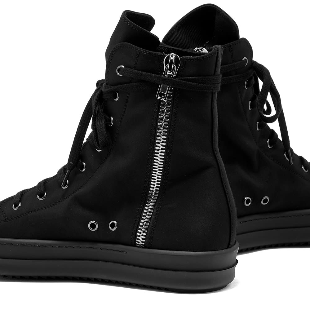 Rick Owens DRKSHDW Cotton Nylon Hi Top Sneaker - 4