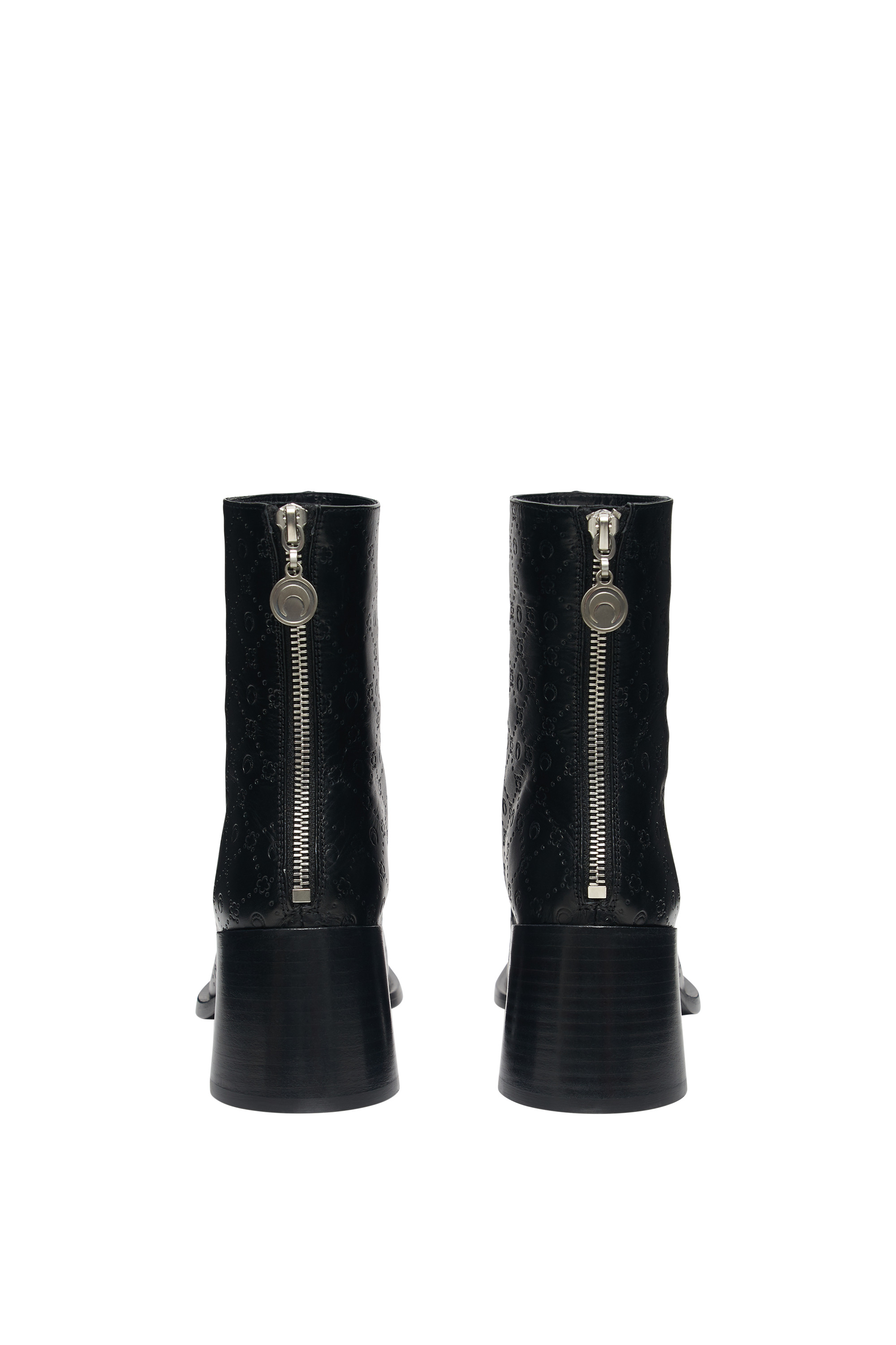 Embossed Leather MS Boots - 3