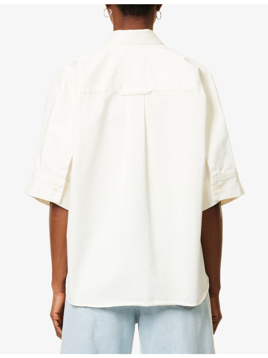 Claire Origami Oversized-Fit Cotton Shirt - 4