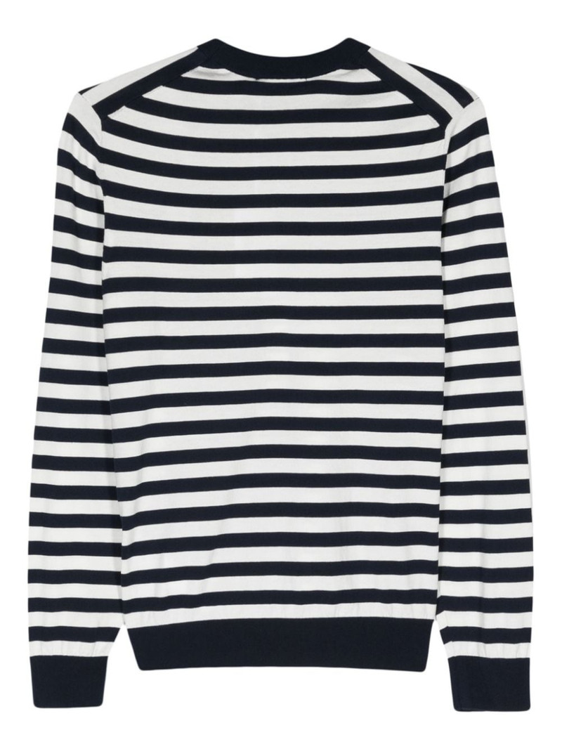 Vilebrequin Bengal-stripe fine-knit T-shirt outlook