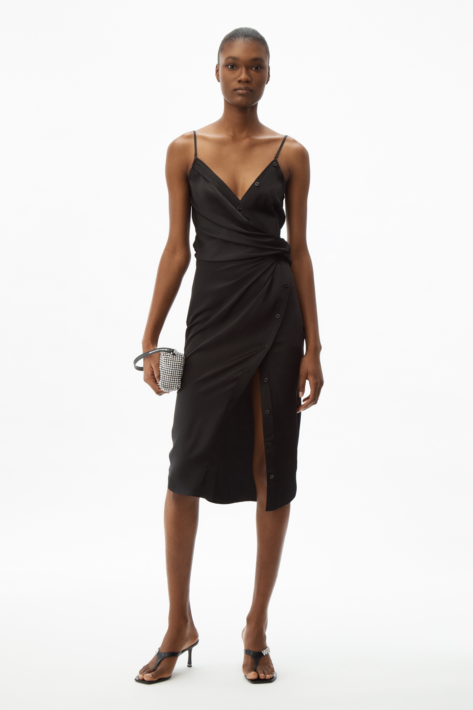 CAMI TWIST MIDI DRESS - 2