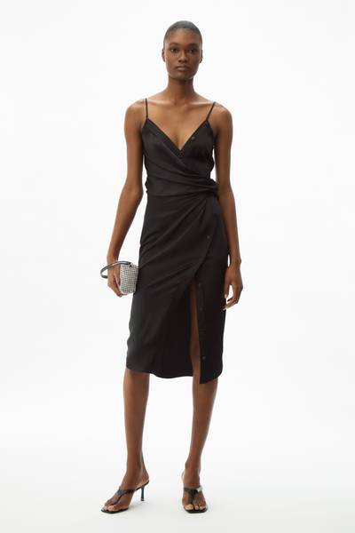 Alexander Wang CAMI TWIST MIDI DRESS outlook