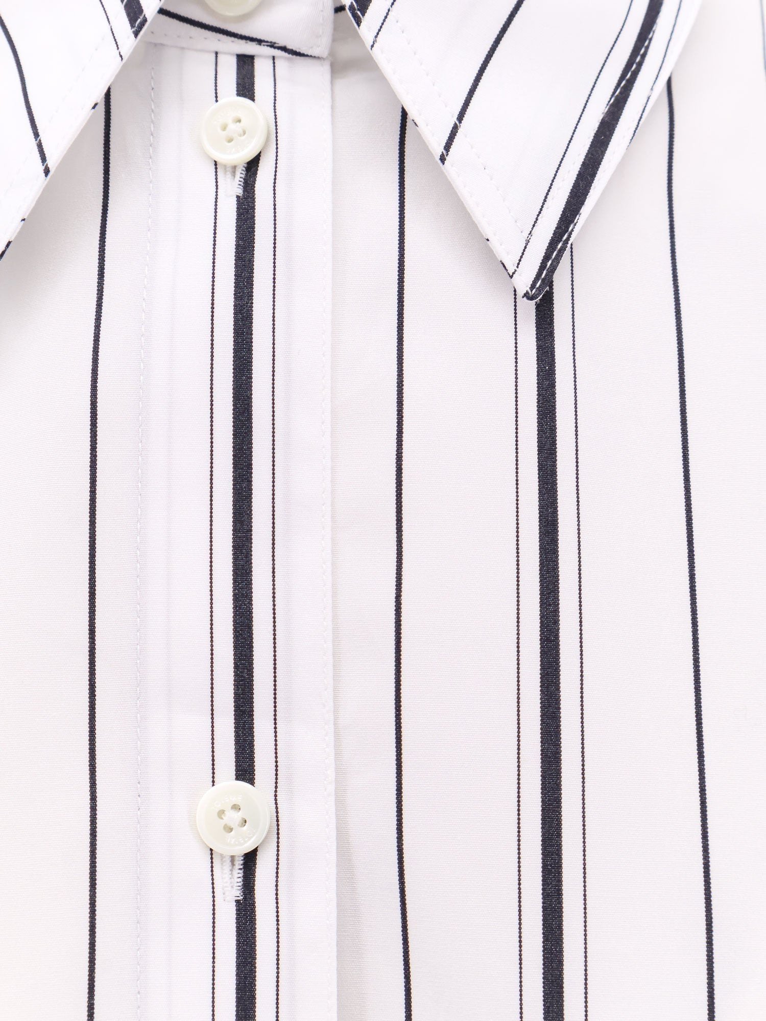 Toteme Women Organic Cotton Shirt With Striped Motif - 5