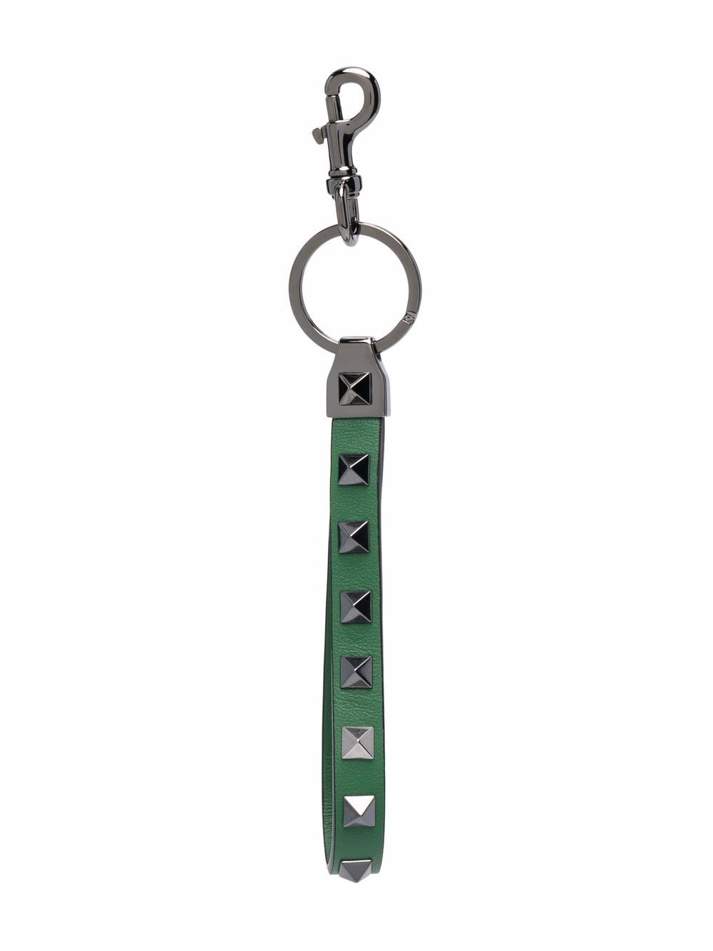 Rockstud leather keyring - 1