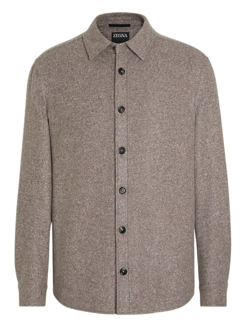 CASHMERE-SILK OVERSHIRT 1
