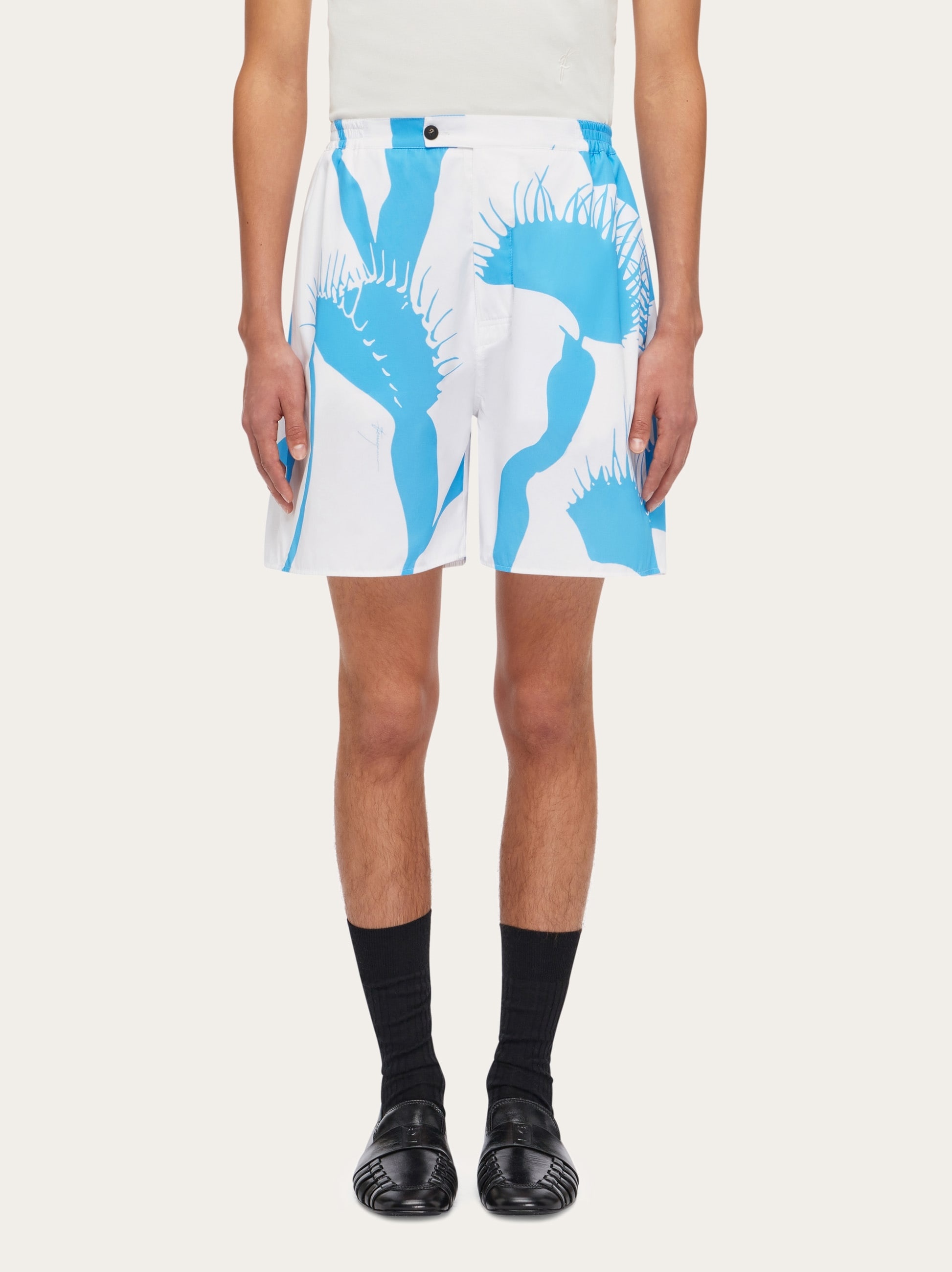 Venus print Bermuda short - 2