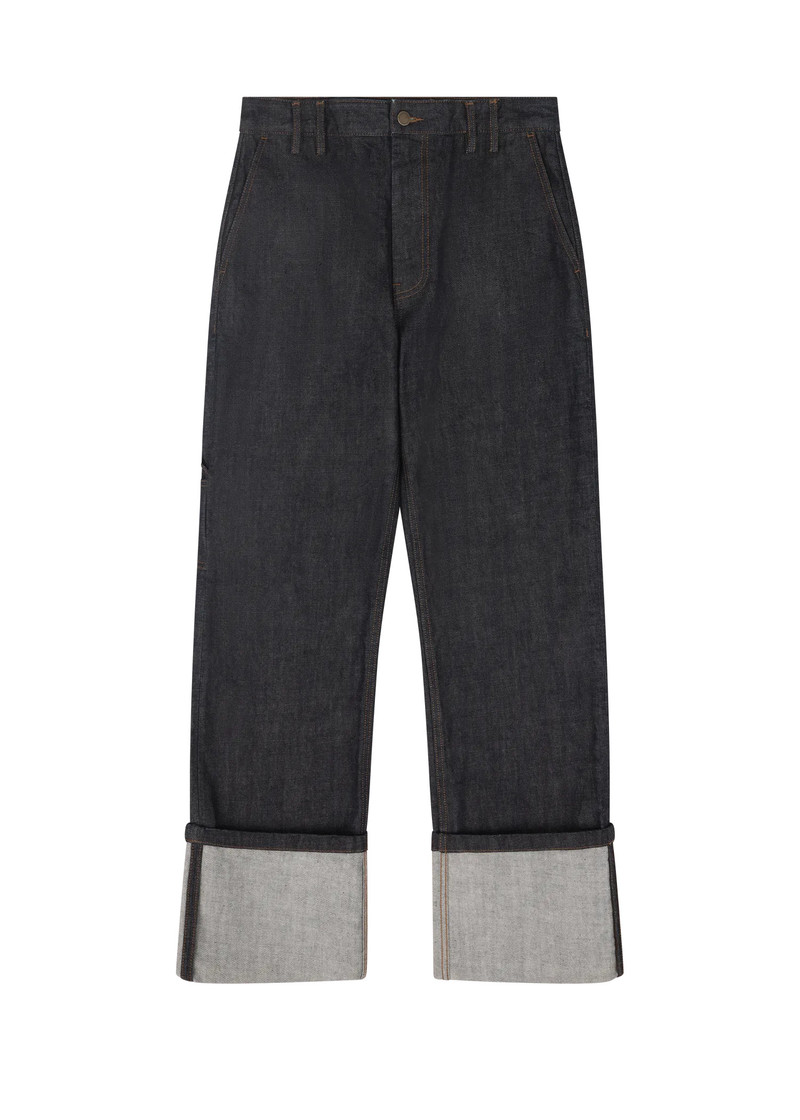 CUFF JEAN RAW INDIGO 1