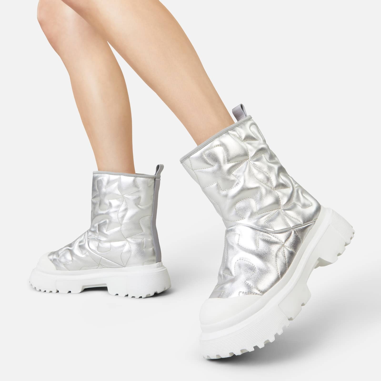 Ankle Boots Hogan H619 Silver - 6