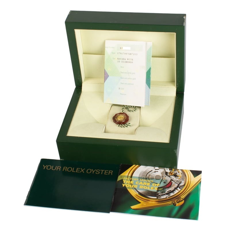 Rolex Datejust 179179 Bronze Diamond Dial - 4