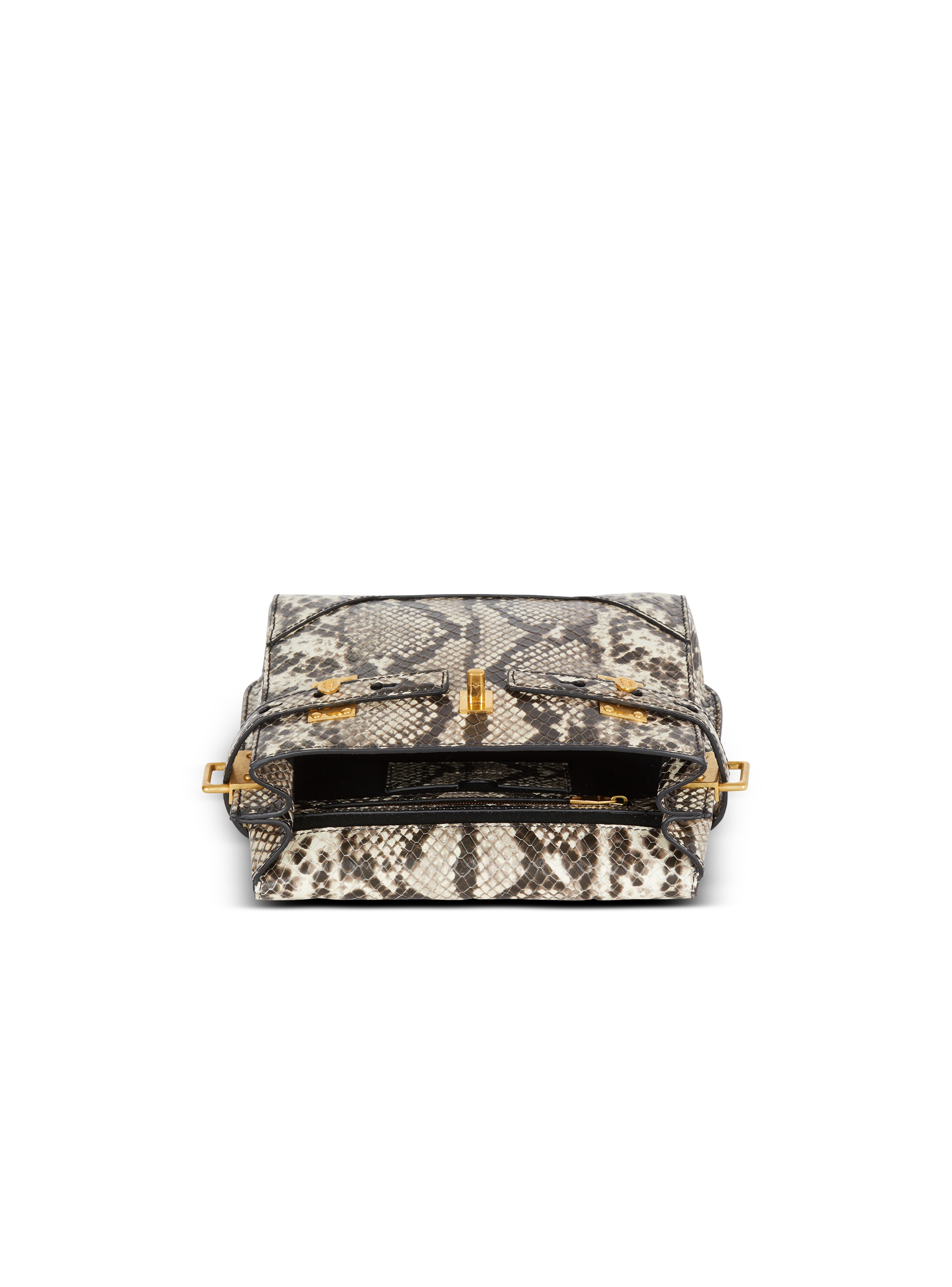 B-Buzz 23 snakeskin-effect leather bag - 6