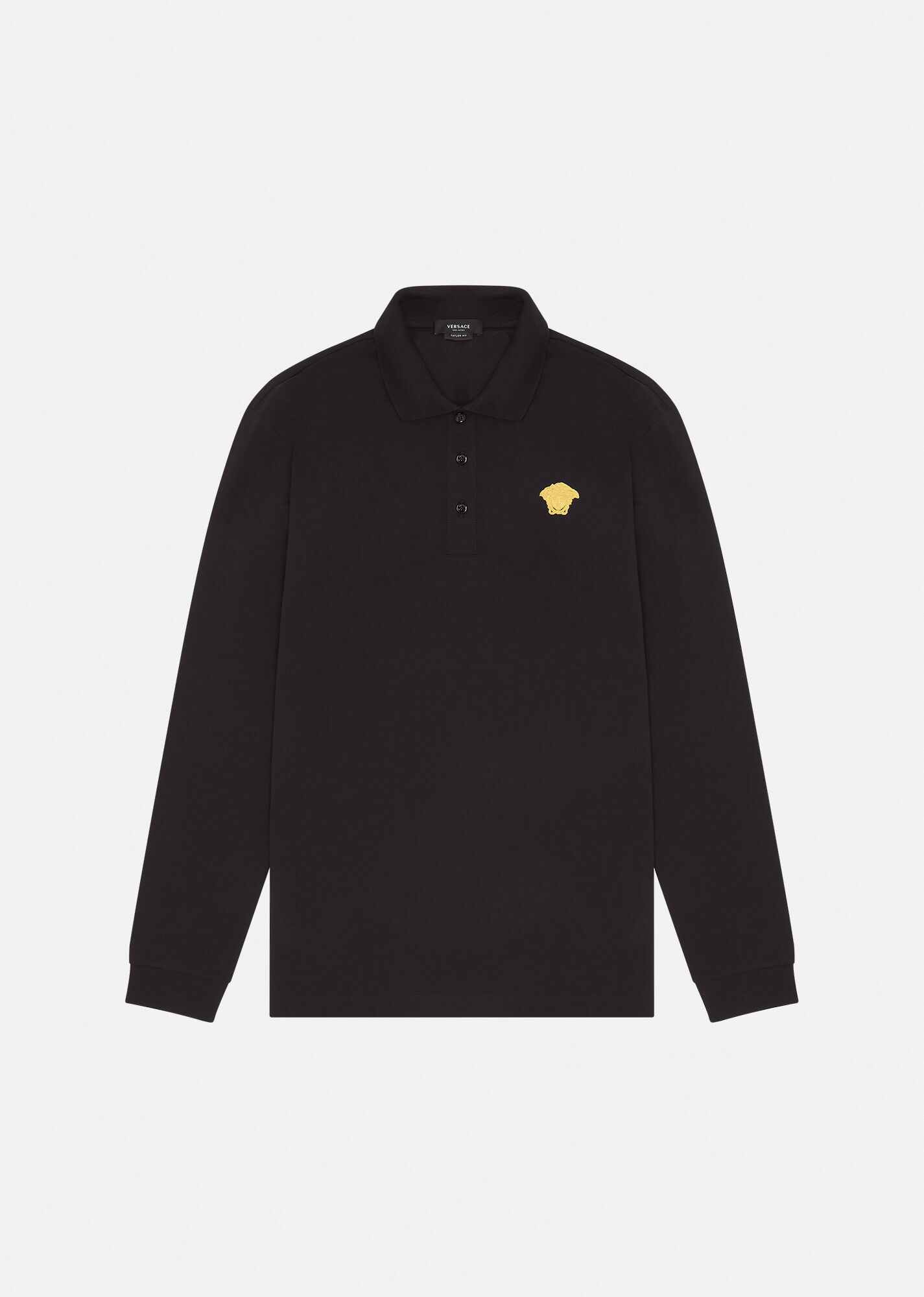 Medusa Embroidered Polo Shirt - 1