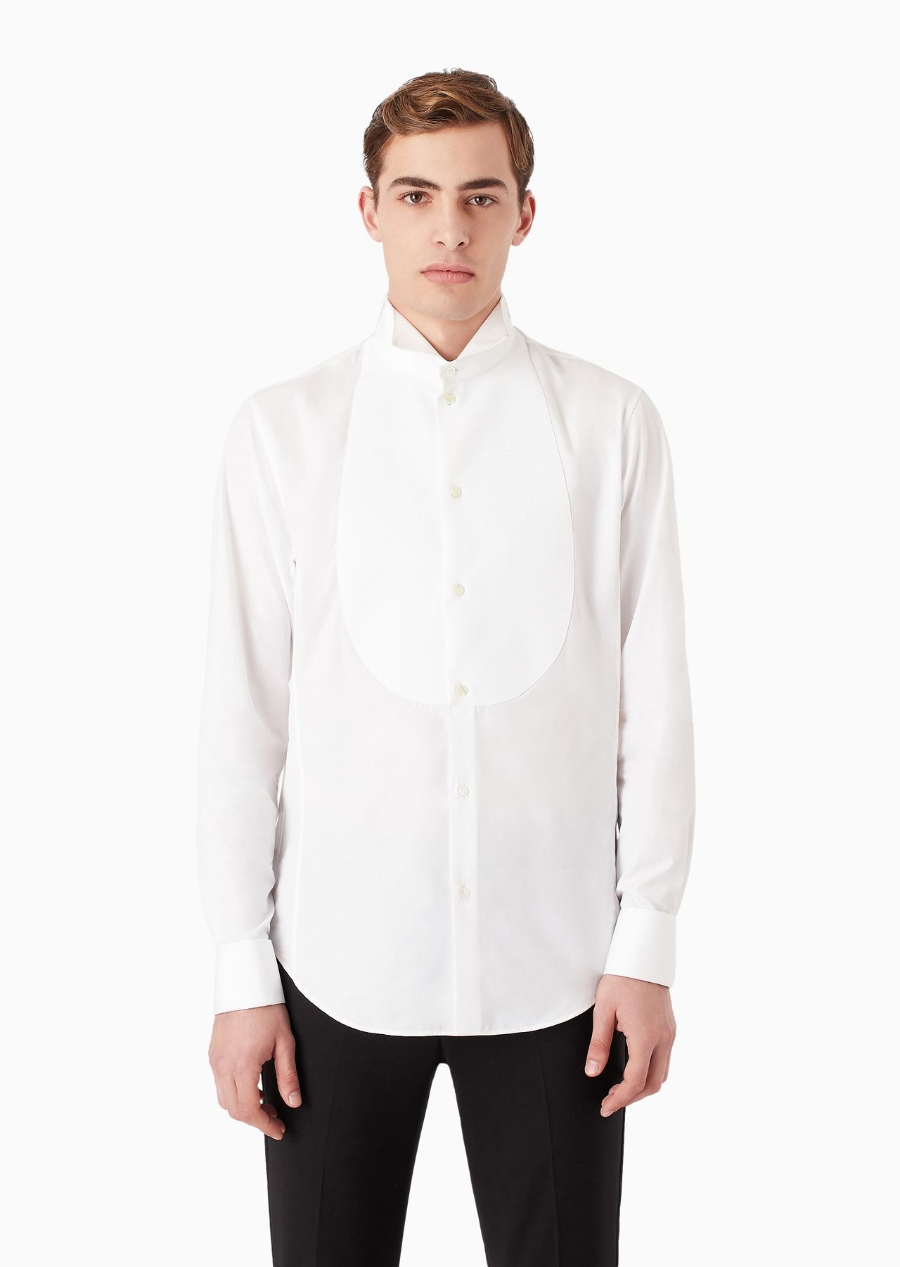 Icon tuxedo shirt in cotton poplin - 2