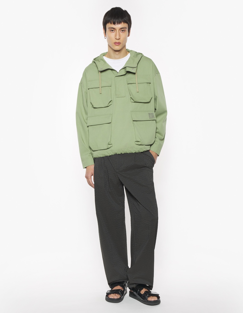 HOODED POPOVER JACKET - 2