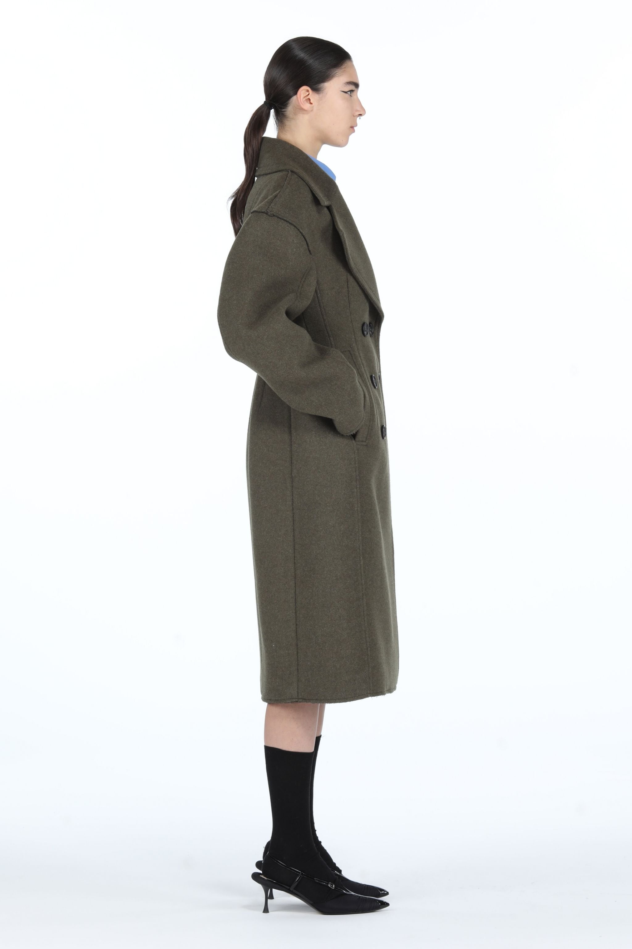 DOUBLE-BREASTED COAT - 3