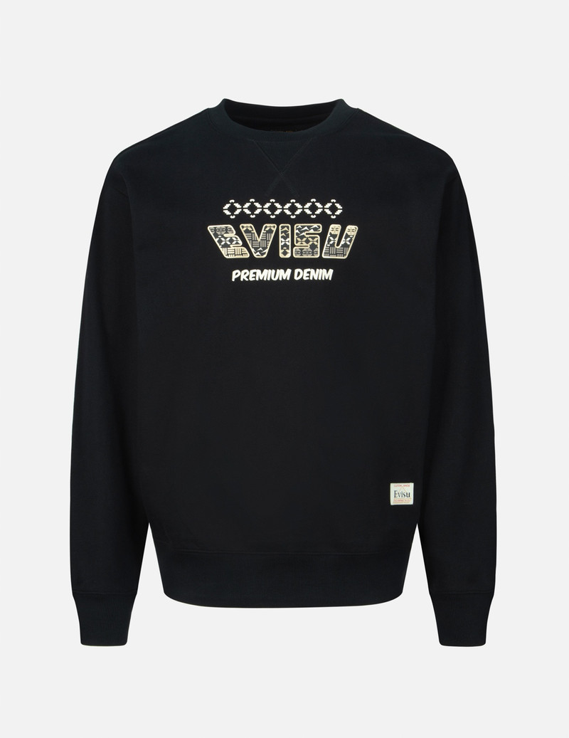 KUMADORI DARUMA DAICOCK PRINT RELAX FIT SWEATSHIRT 1