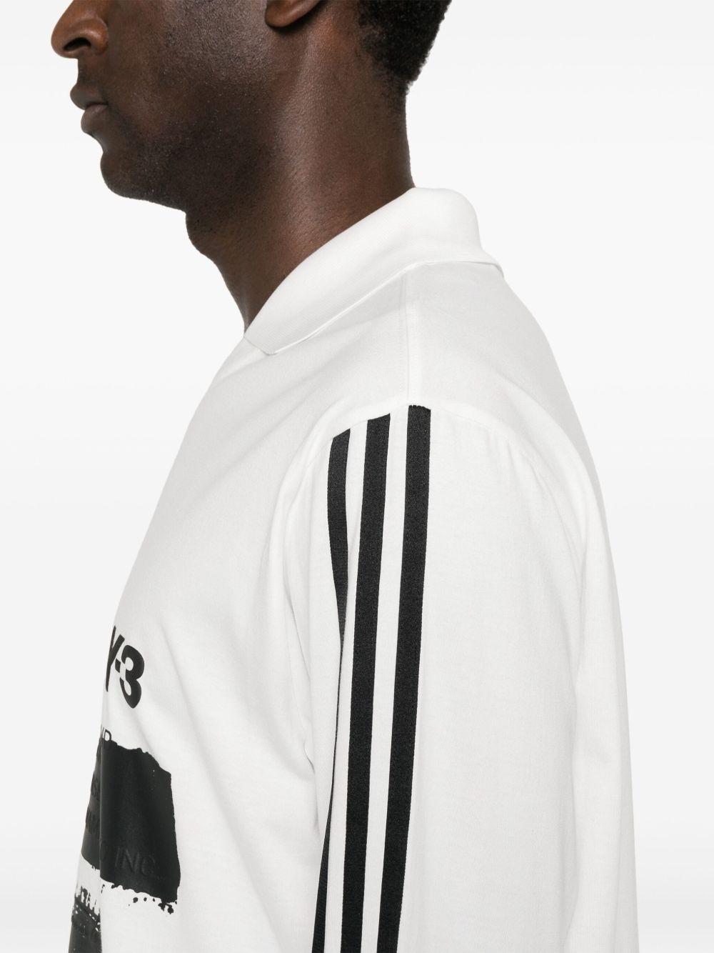 x adidas logo-print polo shirt - 5