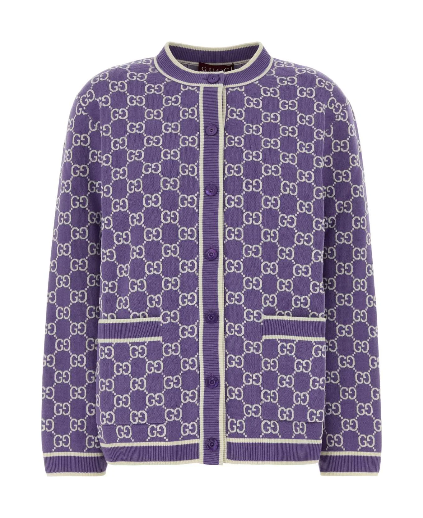 Embroidered Cotton Cardigan - 1