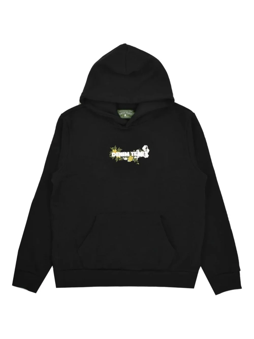 embroidered logo hoodie - 1