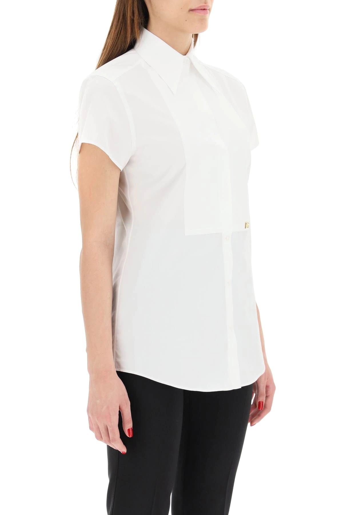 SHORT SLEEVE SHIRT WITH PLASTRON - 3