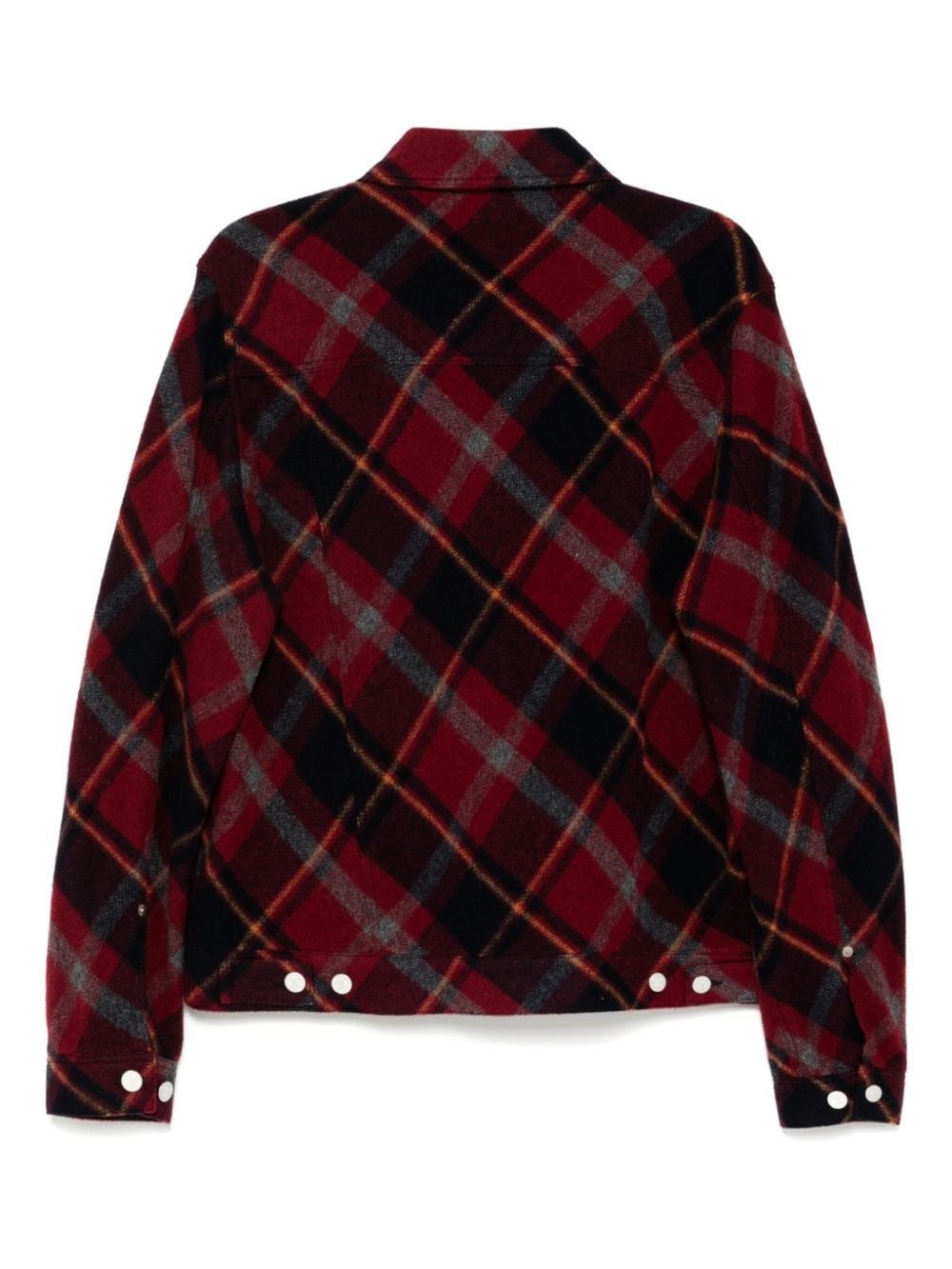 logo patch shirt jacket - 2