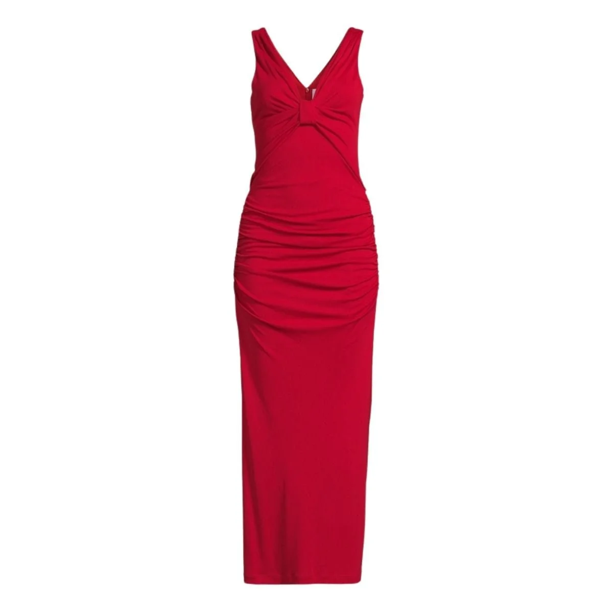 Ruched Stretch-Jersey Maxi Dress - 1