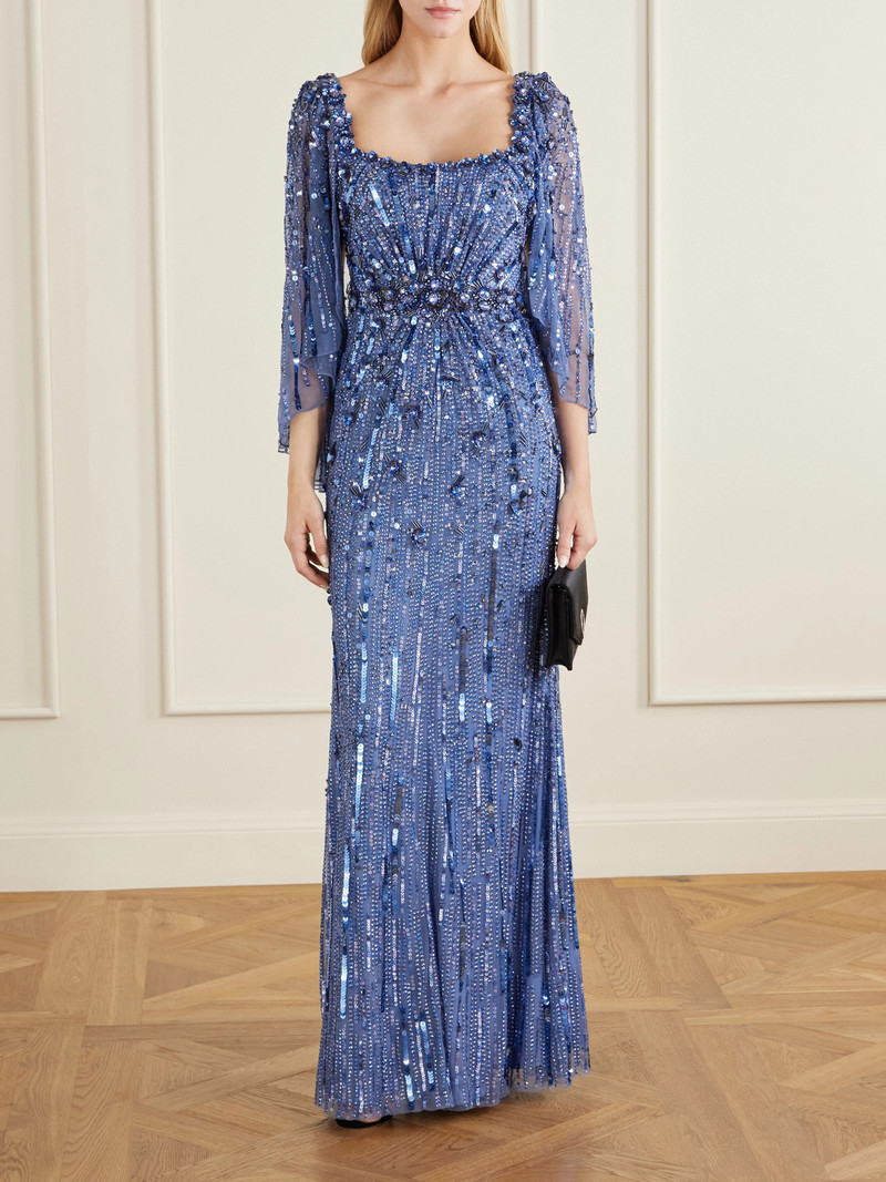 JENNY PACKHAM Sequin-embellished Tulle Gown outlook