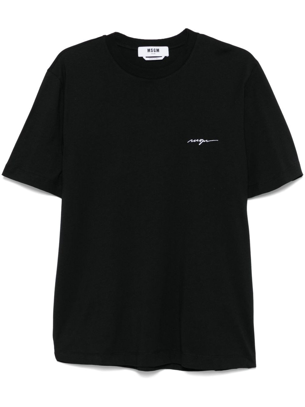 Cotton T-shirt with logo - 1