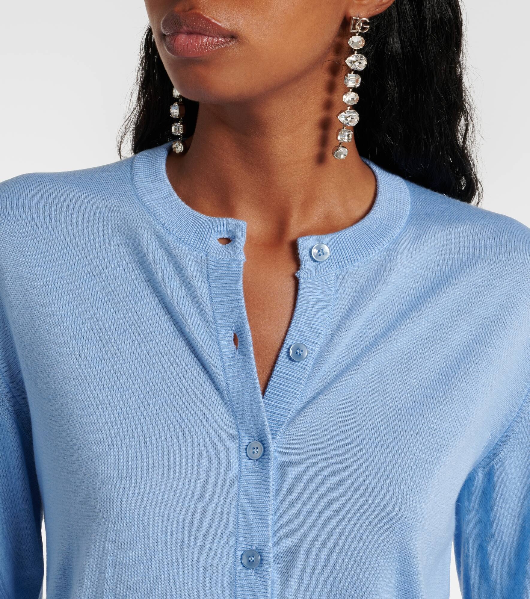DG cashmere and silk cardigan - 4