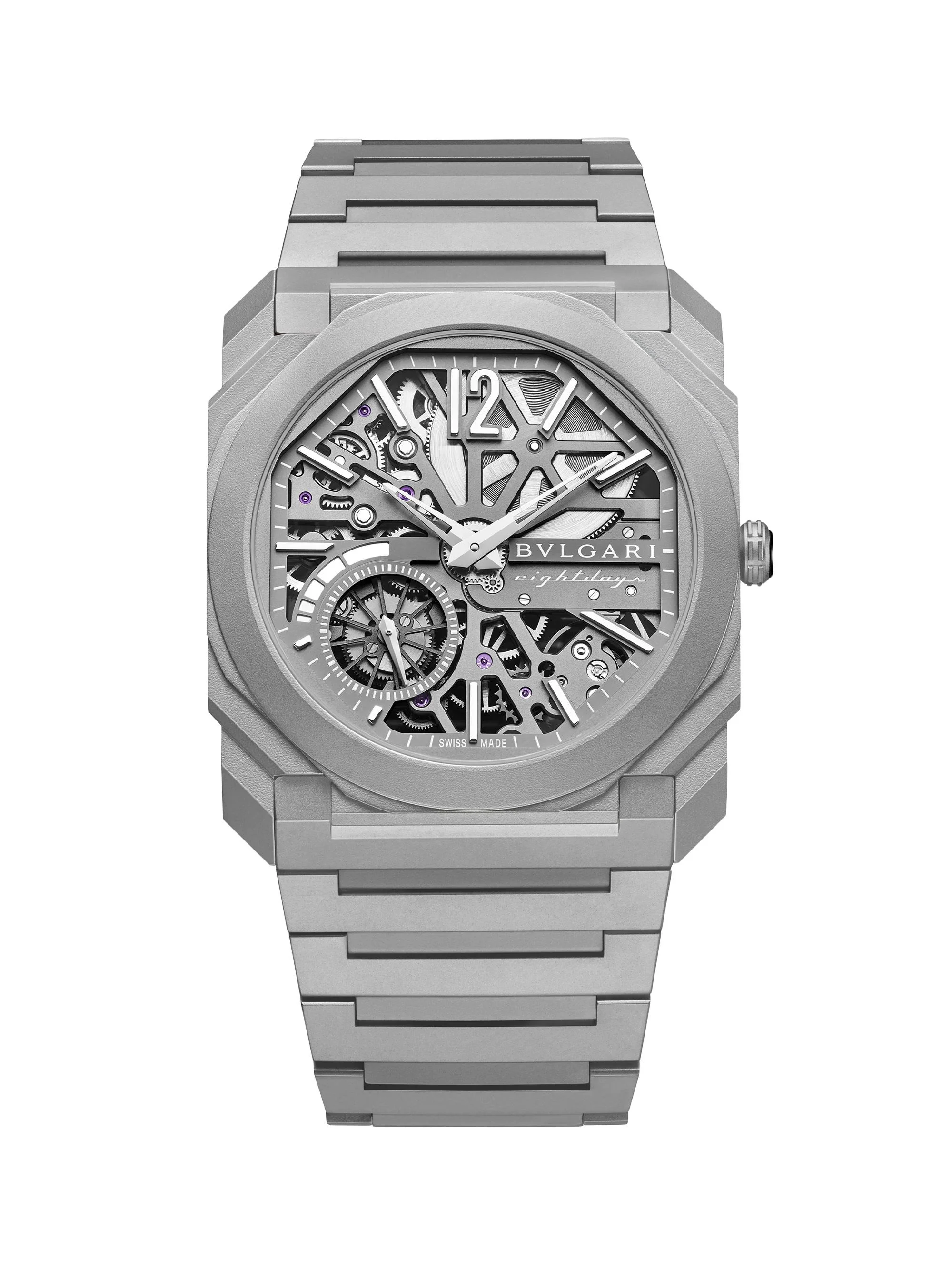 Men's Octo Finissimo Titanium Skeleton Watch - Titanium - 1