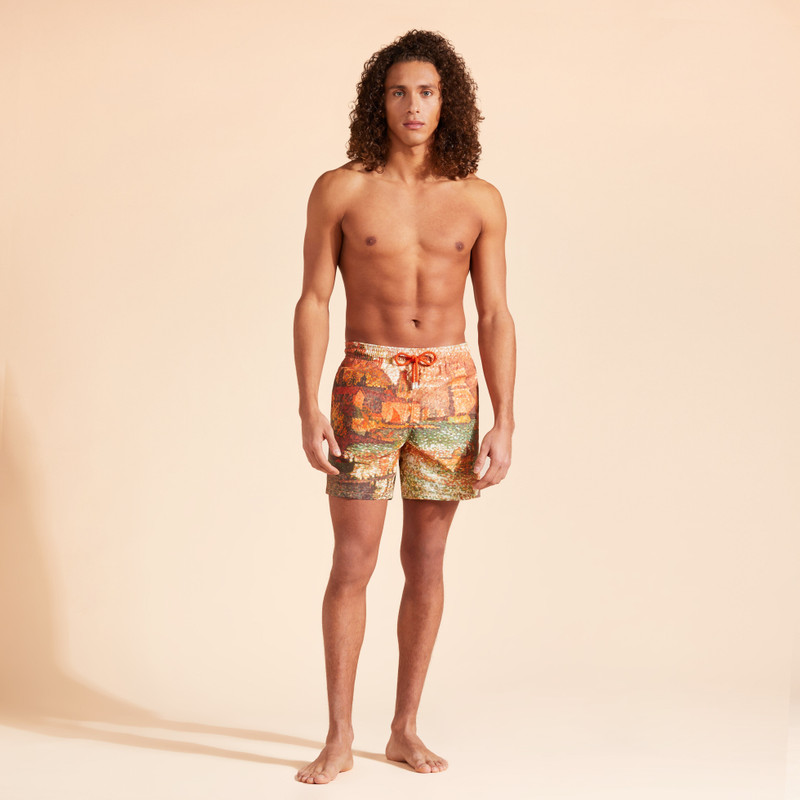 Vilebrequin Men 360 Swim Trunks Sortie Du Port De St Tropez - Vilebrequin x Paul Signac outlook