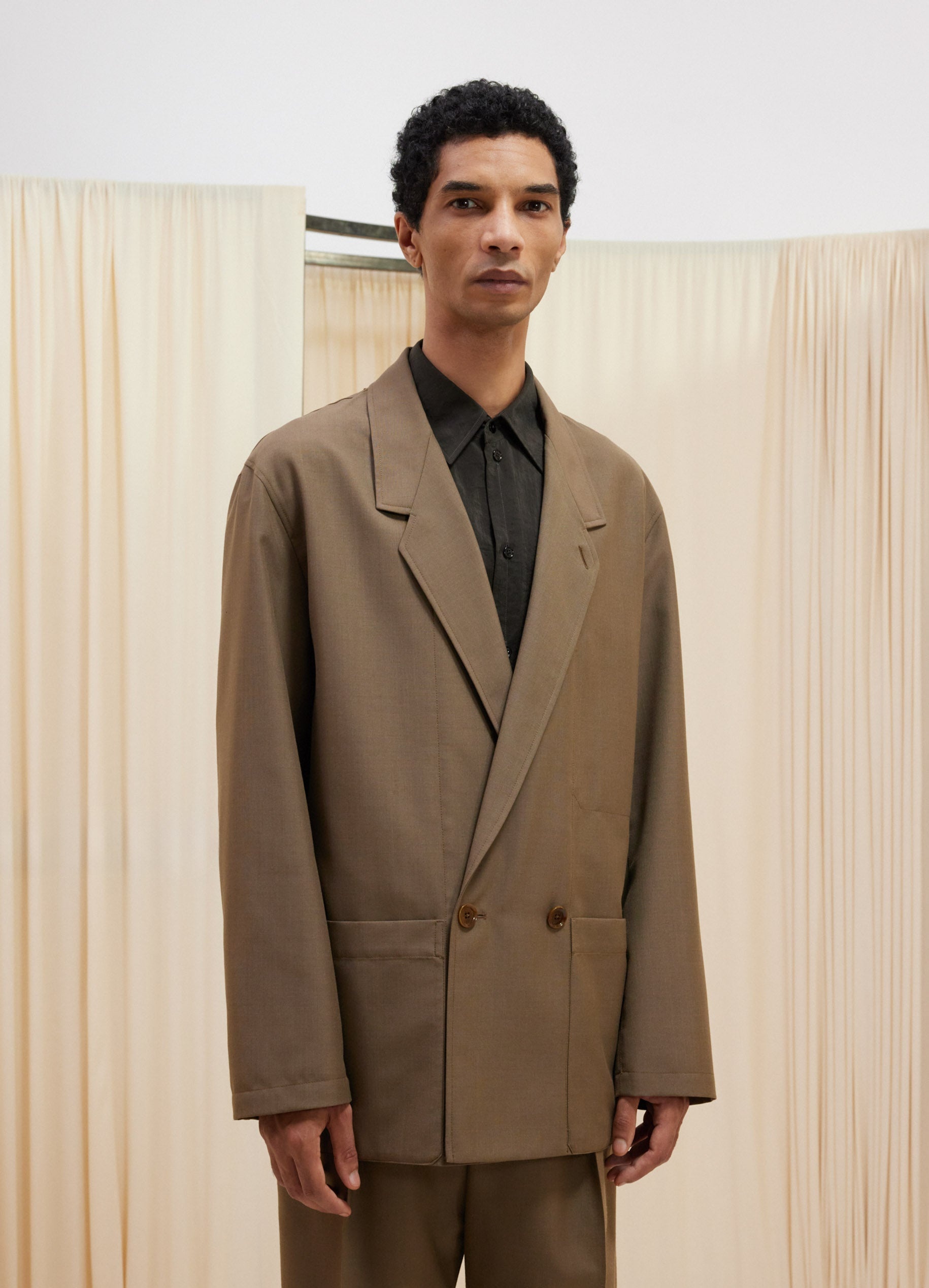 Lemaire DOUBLE BREASTED WORKWEAR JACKET | REVERSIBLE