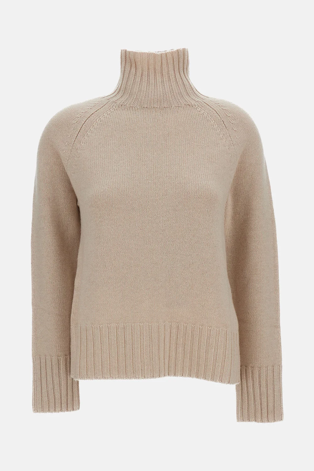 BOXY SWEATER KNIT IN WOOL AND CASHMERE - 1