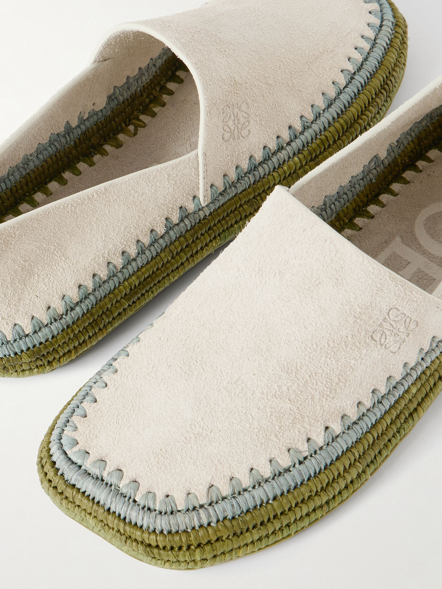 + Paula's Ibiza Suede Espadrilles Light gray - 5